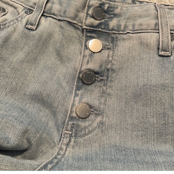 Anthropologie Nolan Ankle Exposed Button Fly Petite Jeans Coastal Cowgirl size31 - Picture 8 of 8
